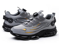 Men's Safety Work Boots with Steel Toe and Air Cushion Sole