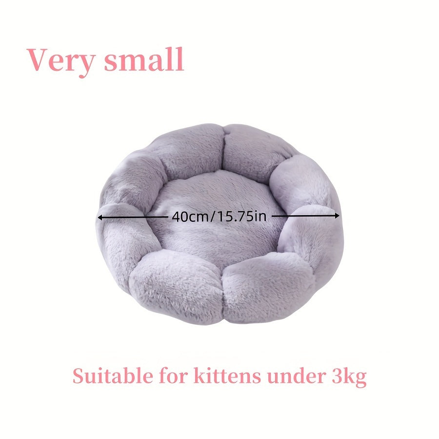 Flower-Shaped Pet Bed