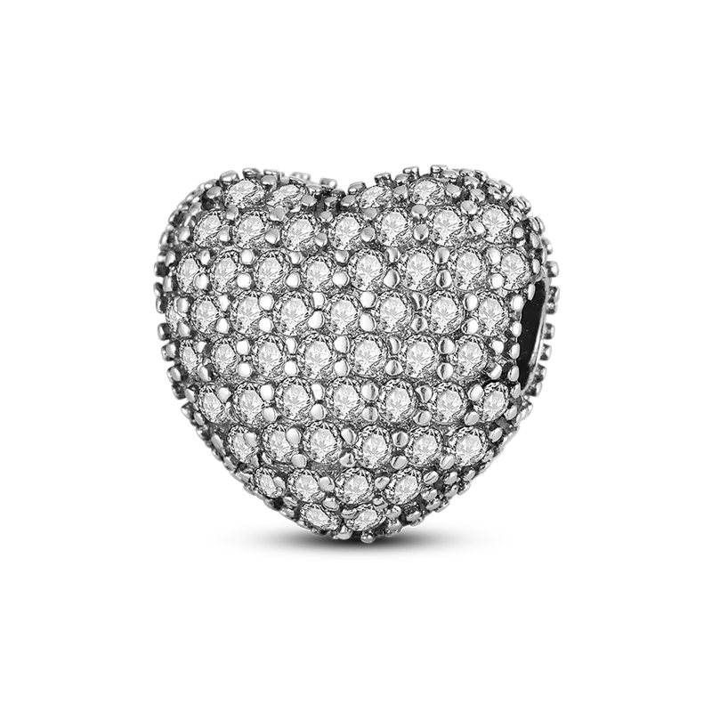 Original Breloque Charms Silver 925 Sparkling CZ Zircon Charm Beads fit plata de ley Original Bracelet DIY