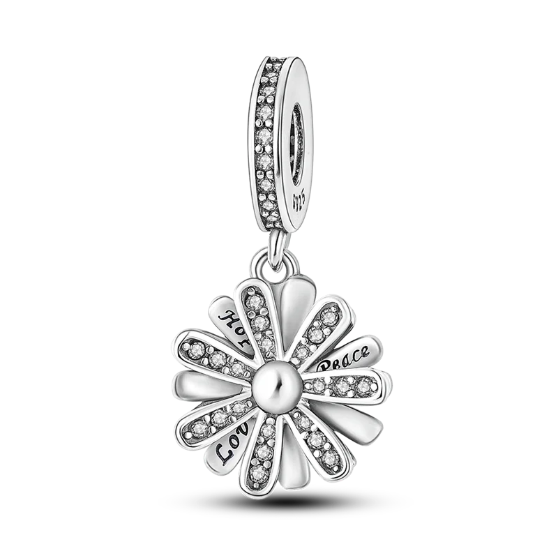 Original Breloque Charms Silver 925 Sparkling CZ Zircon Charm Beads fit plata de ley Original Bracelet DIY