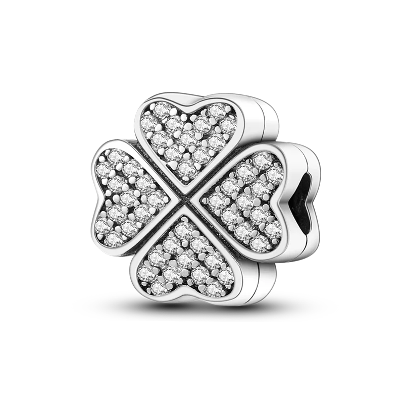 Original Breloque Charms Silver 925 Sparkling CZ Zircon Charm Beads fit plata de ley Original Bracelet DIY