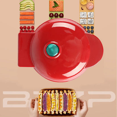 Eggette Machine Pan Breakfast Waffle Molds Mini Waffle Pot Egg Cake Oven Mini Electric Waffles Maker Bubble Egg Cake Oven