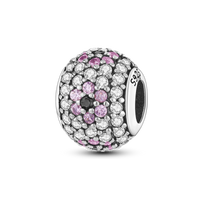 Original Breloque Charms Silver 925 Sparkling CZ Zircon Charm Beads fit plata de ley Original Bracelet DIY