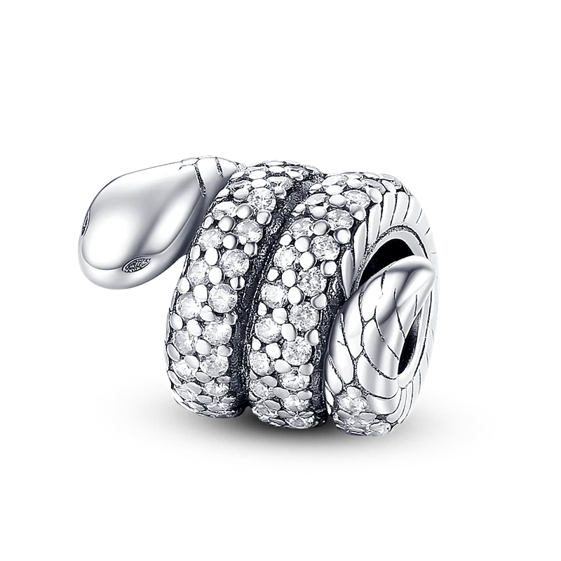 Original Breloque Charms Silver 925 Sparkling CZ Zircon Charm Beads fit plata de ley Original Bracelet DIY