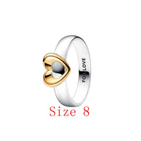 White Series Clear Stone Heart Clip Charm Fit Original 925 Sterling Silver Plated Bracelet Beads DIY Women Jewelry Gift Making