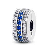 Original Breloque Charms Silver 925 Sparkling CZ Zircon Charm Beads fit plata de ley Original Bracelet DIY