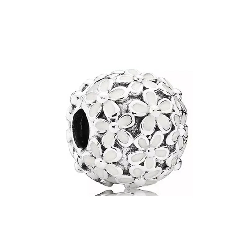 New Classic Shiny Love Stars Clip Beads Pendant Fit Original Pandora Bracelet DIY Jewelry Clasp Charm 925 Sterling Silver plated