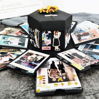 DIY Explosion Photo Album Gift Box DIY Scrapbook Lovely Surprise Explosion Couple Box Love Memory Anniversary Gift