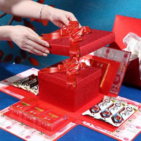Create a Unique Surprise Explosion Box for Valentine's Day DIY Gifts with Memories of Wedding and Birthday Anniversaries